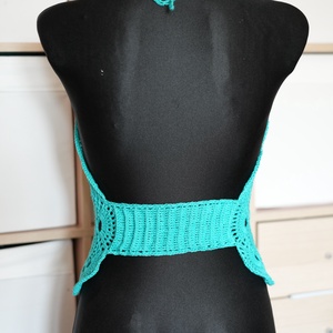 Elegáns horgolt csipke top  - ruha & divat - női ruha - top - Meska.hu