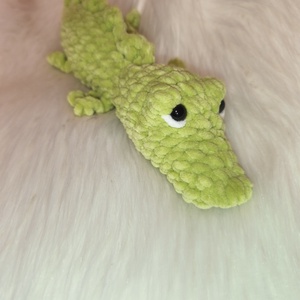 Horgolt plüss krokodil, Játék & Sport, Plüssállat & Játékfigura, Más figura, Horgolás, MESKA