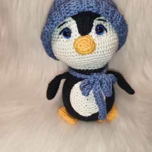Horgolt pamut pingvin - játék & sport - plüssállat & játékfigura - más figura - Meska.hu Horgolt pamut pingvin - játék & sport - plüssállat & játékfigura - más figura - Meska.hu