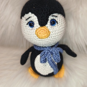 Horgolt pamut pingvin - játék & sport - plüssállat & játékfigura - más figura - Meska.hu Horgolt pamut pingvin - játék & sport - plüssállat & játékfigura - más figura - Meska.hu