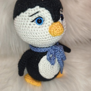 Horgolt pamut pingvin - játék & sport - plüssállat & játékfigura - más figura - Meska.hu Horgolt pamut pingvin - játék & sport - plüssállat & játékfigura - más figura - Meska.hu