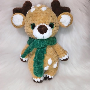 Horgolt plüss szarvas, Játék & Sport, Plüssállat & Játékfigura, Más figura, Horgolás, MESKA