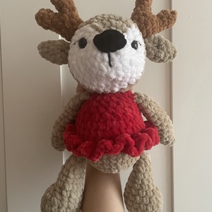 Ruhás rénszarvas - játék & sport - plüssállat & játékfigura - más figura - Meska.hu