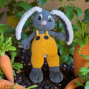 Kantáros nyuszi, Játék & Sport, Plüssállat & Játékfigura, Nyuszi, Horgolás, Varrás, MESKA