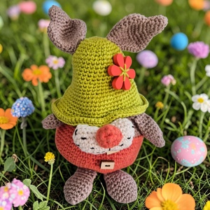 Zöldkalapos Húsvéti Ajándékcsomag! - ünnepi díszek, dekorációk - húsvéti díszek és dekorációk - húsvéti ajándékátadó - Meska.hu