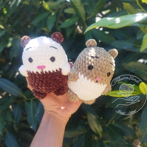 Horgolt mini hörcsög plüssök - játék & sport - plüssállat & játékfigura - más figura - Meska.hu