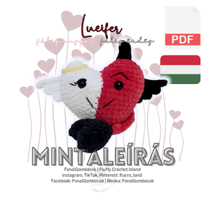 (minta) Lucifer - amigurumi mintaleírás , Szerszámok, eszközök, Eszköz kötéshez, horgoláshoz, Kötés, horgolás, MESKA