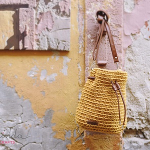 Horgolt crossbody táska - Meska.hu