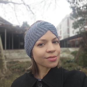 VIHARKK kézzel kötött fejpnt / fülmelegítő  - ruha & divat - sál, sapka, kendő - fejpánt - Meska.hu