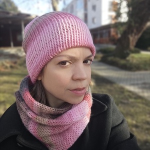 Ki-be fordítható női sapka, körbetekerhető csősllal - ruha & divat - sál, sapka, kendő - sapka - Meska.hu
