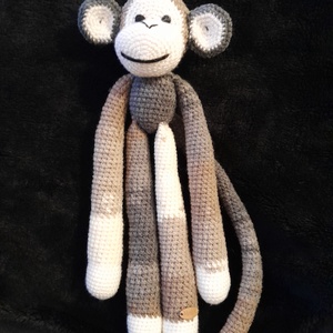Horgolt majom - játék & sport - plüssállat & játékfigura - más figura - Meska.hu