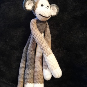 Horgolt majom - játék & sport - plüssállat & játékfigura - más figura - Meska.hu