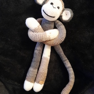 Horgolt majom - játék & sport - plüssállat & játékfigura - más figura - Meska.hu