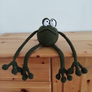hosszú lábú béka horgolás minta leírása, DIY (Csináld magad), Szabásminta, útmutató, Horgolási minta, Horgolás, MESKA