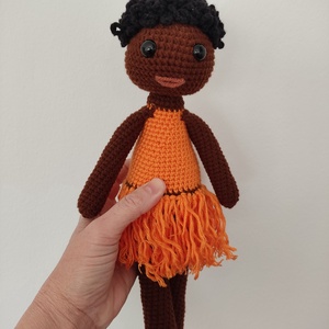 Néger baba, Játék & Sport, Baba & babaház, Játékbaba, babakellék, Horgolás, MESKA