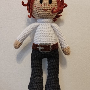 Vörös hajú baba, Játék & Sport, Baba & babaház, Játékbaba, babakellék, Horgolás, MESKA