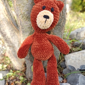 Horgolt plüss maci - játék & sport - plüssállat & játékfigura - maci - Meska.hu