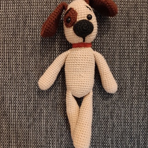 Horgolt cuki kutya - játék & sport - plüssállat & játékfigura - kutya - Meska.hu