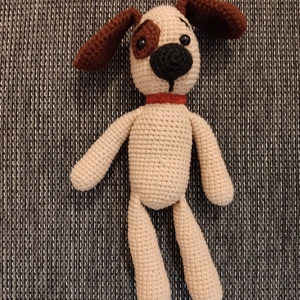 Horgolt cuki kutya - játék & sport - plüssállat & játékfigura - kutya - Meska.hu