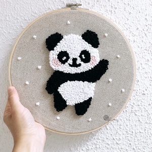 Pandás falikép gyereknapra,babaköszöntőbe - Meska.hu