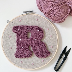 Személyre szabott  R feliratú falikép - Meska.hu