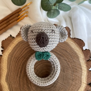 Horgolt koala rágóka, Baba - mama, Baba játékok, Rágóka, Horgolás, Varrás, MESKA
