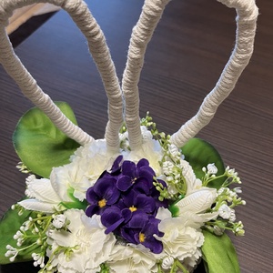 Horgolt húsvéti asztal dísz , Otthon & Életmód, Lakástextil, Szőnyeg, Horgolt szőnyeg, Virágkötés, Horgolás, MESKA