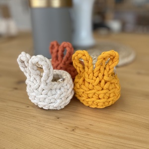 Horgolt nyuszi tojástartó (3db), Otthon & Életmód, Tárolás & Rendszerezés, Tárolókosár, Horgolás, MESKA