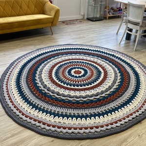 Kerek, horgolt szőnyeg d220 - etno - Meska.hu