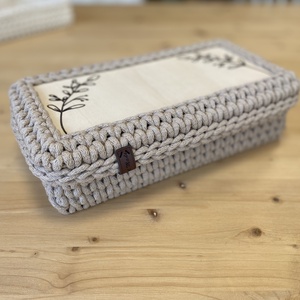 Papírzsebkendő tartó - karamell - otthon & életmód - tárolás & rendszerezés - zsebkendőtartó - Meska.hu