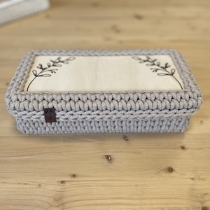 Papírzsebkendő tartó - karamell - otthon & életmód - tárolás & rendszerezés - zsebkendőtartó - Meska.hu