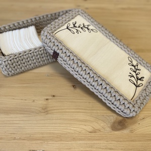 Papírzsebkendő tartó - karamell - otthon & életmód - tárolás & rendszerezés - zsebkendőtartó - Meska.hu