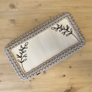 Papírzsebkendő tartó - karamell - otthon & életmód - tárolás & rendszerezés - zsebkendőtartó - Meska.hu