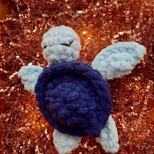 Horgolt kisteknős plüss állat - játék & sport - plüssállat & játékfigura - plüss mesefigurák - Meska.hu