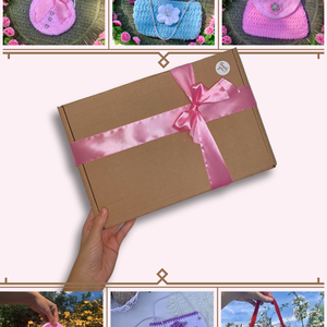 Horgolt Mystery Box zsákbamacska , Játék & Sport, Babalátogató ajándékcsomag, Horgolás, Hímzés, MESKA