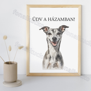 Nyomtatható kutyás falikép németjuhász/ husky / agár - otthon & életmód - dekoráció - kép & falikép - poszter - Meska.hu