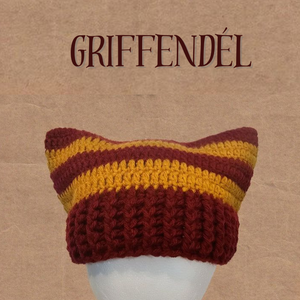 Horgolt Harry Potter Roxforti házak sapka fülekkel, Ruha & Divat, Sál, Sapka, Kendő, Sapka, Horgolás, MESKA