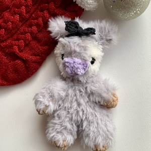 Horgolt puha boci plüss alvóka - játék & sport - 3 éves kor alattiaknak - alvóka & rongyi - Meska.hu