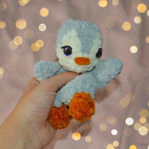 Horgolt pingvin alvóka plüss babáknak, Játék & Sport, 3 éves kor alattiaknak, Alvóka & Rongyi, Horgolás, MESKA