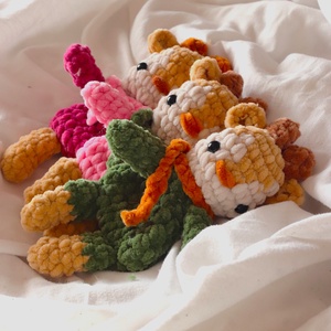 Horgolt őzike alvókák gyerekeknek, Játék & Sport, 3 éves kor alattiaknak, Alvóka & Rongyi, Horgolás, MESKA