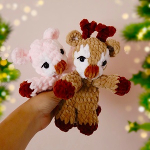 Horgolt őzike alvókák több színben, Játék & Sport, 3 éves kor alattiaknak, Alvóka & Rongyi, Horgolás, MESKA