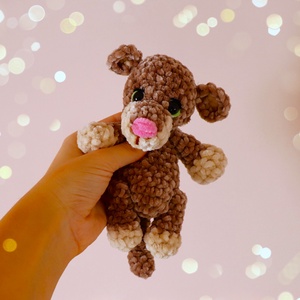 Horgolt kis oroszlán plüss amigurumi, Játék & Sport, Plüssállat & Játékfigura, Más figura, Horgolás, Hímzés, MESKA