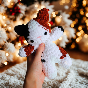 Horgolt foltos cica plüss gyerekeknek, Játék & Sport, Plüssállat & Játékfigura, Cica, Horgolás, MESKA