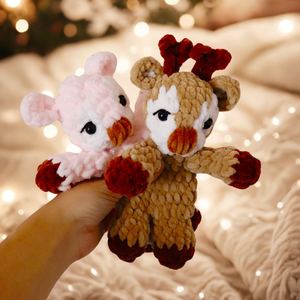 Horgolt őzike alvókák több színben, Játék & Sport, 3 éves kor alattiaknak, Alvóka & Rongyi, Horgolás, MESKA