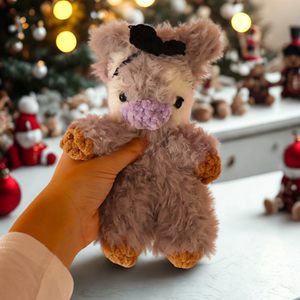 Horgolt puha boci plüss alvóka - játék & sport - 3 éves kor alattiaknak - alvóka & rongyi - Meska.hu