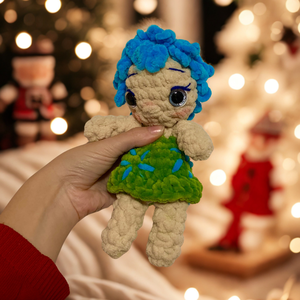 Horgolt Agymanók Derű amigurumi baba  - játék & sport - plüssállat & játékfigura - plüss mesefigurák - Meska.hu