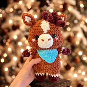 Horgolt karácsonyi paci plüss gyerekeknek, Játék & Sport, Plüssállat & Játékfigura, Ló, Horgolás, MESKA