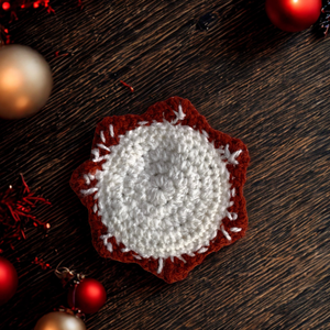 Horgolt Stranger Things stílusú poháralátét - otthon & életmód - konyhafelszerelés, tálalás - tálalás - tányér- és poháralátét - Meska.hu