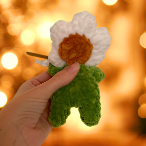 Horgolt virág alvóka plüss gyerekeknek - játék & sport - 3 éves kor alattiaknak - alvóka & rongyi - Meska.hu