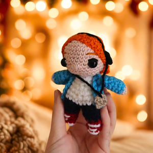 Horgolt Stranger Things Max amigurumi figura - játék & sport - plüssállat & játékfigura - plüss mesefigurák - Meska.hu